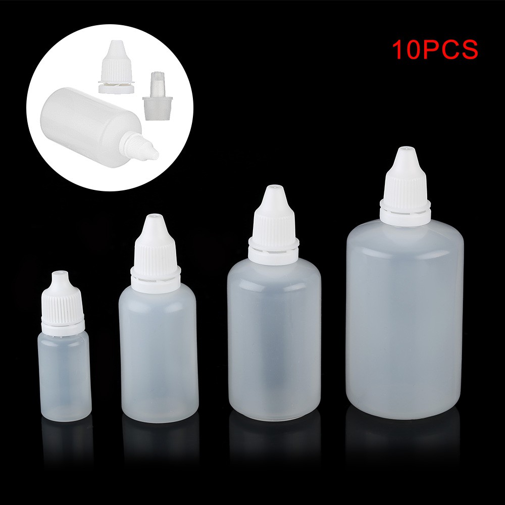 10 100ml Empty Plastic Squeezable Dropper Bottles Eye Liquid Dropper Box Case Shopee Singapore