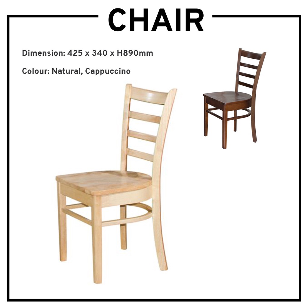 DINING CHAIR/KITCHEN DINING FURNITURE/CAFE RESTAURANT CHAIR/WOODEN