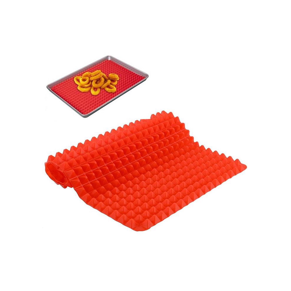 Pyramid Pan Silicone Cooking Mat Oven Baking Tray Shopee Singapore