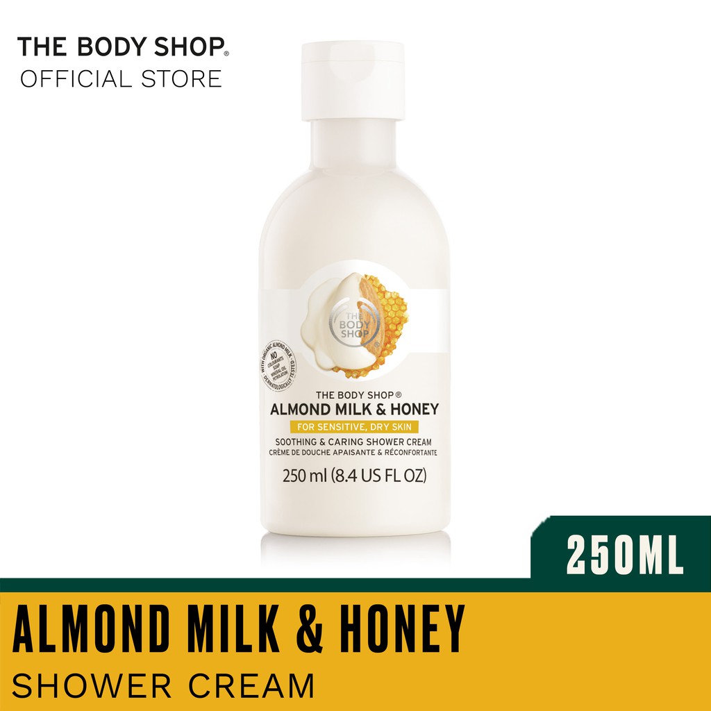 The Body Shop Almond Milk & Honey Soothing & Caring Shower Cream (250ML