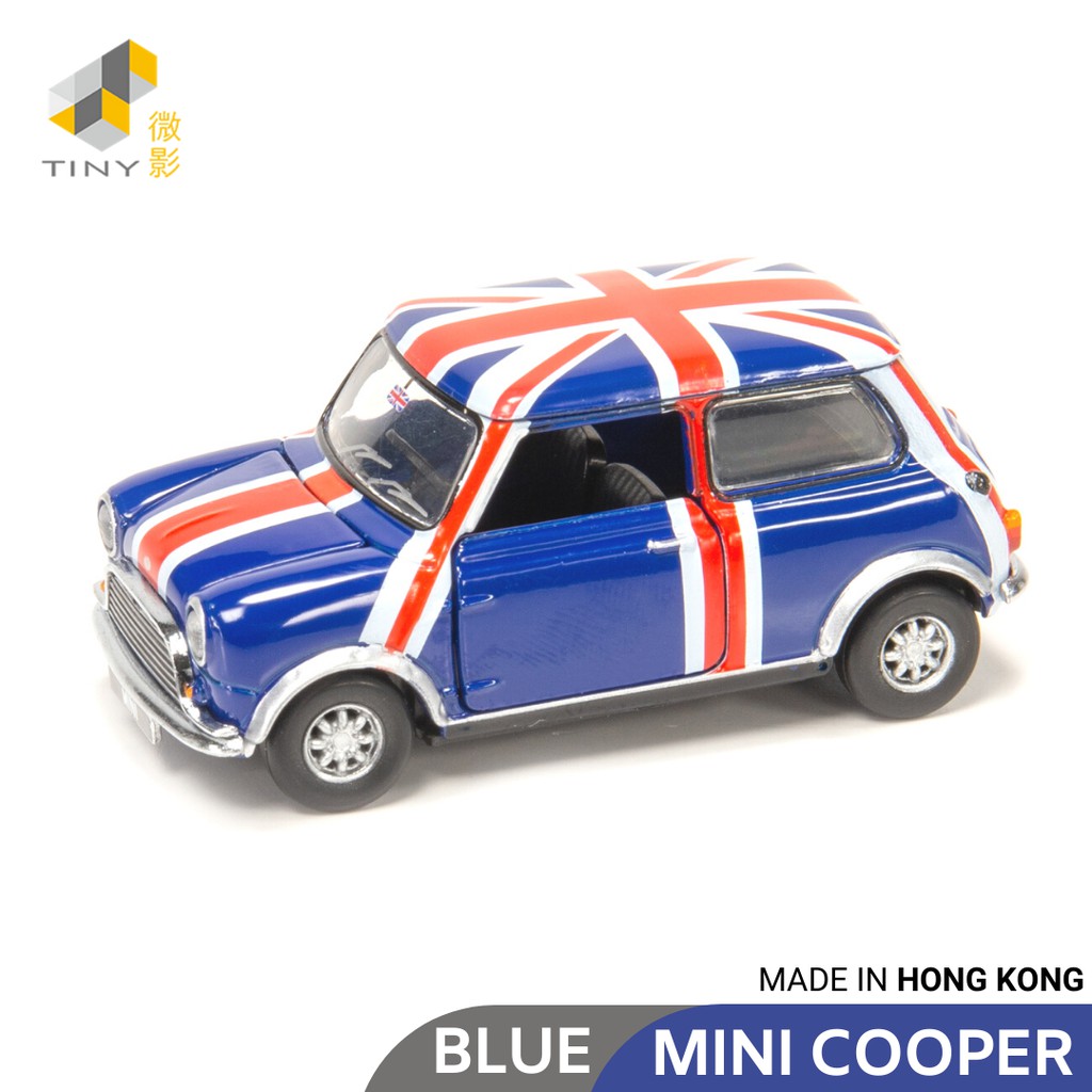 TINY 154 City Mini Cooper Union Jack Die Cast Model Car (RHD) Shopee