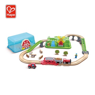 HAPE E3766 RAILWAY TRAIN SET AND TABLE 