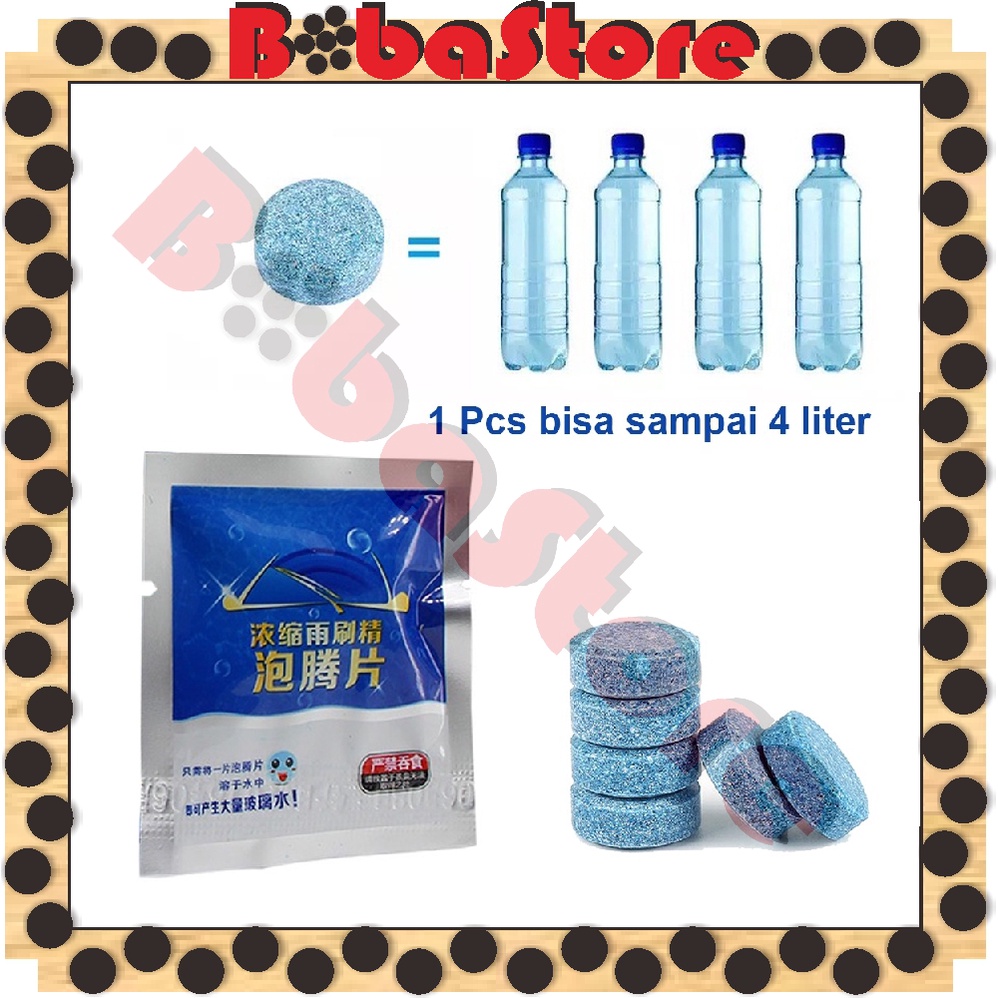 ⭐Bobastore⭐ Sabun Wiper Kaca Mobil/Tablet Pembersih Kaca Mobil Pil Obat Jamur R633