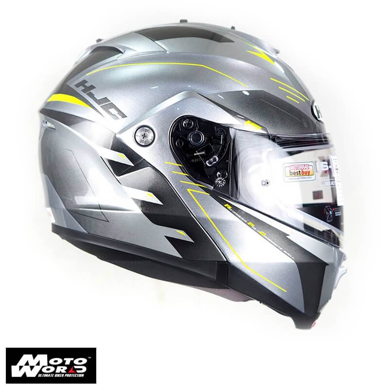 IS-MAX 2 Motorcycle Helmet Cormi MC4H Fluo HJC 