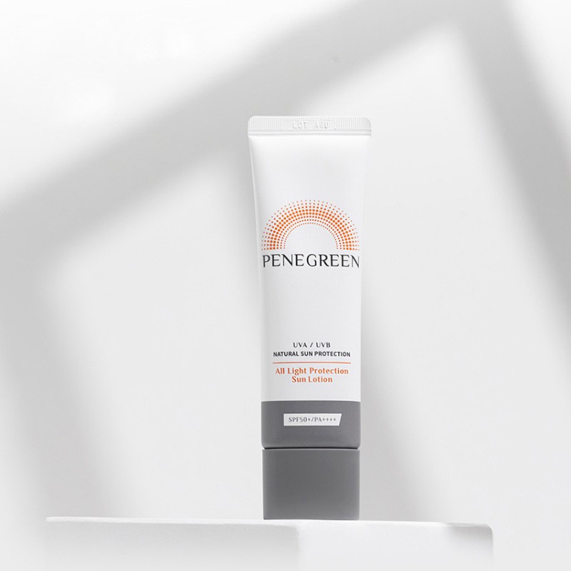 Korean Sunscreen Sunblock Lotion by Penegreen, Daily UVA UVB Protection