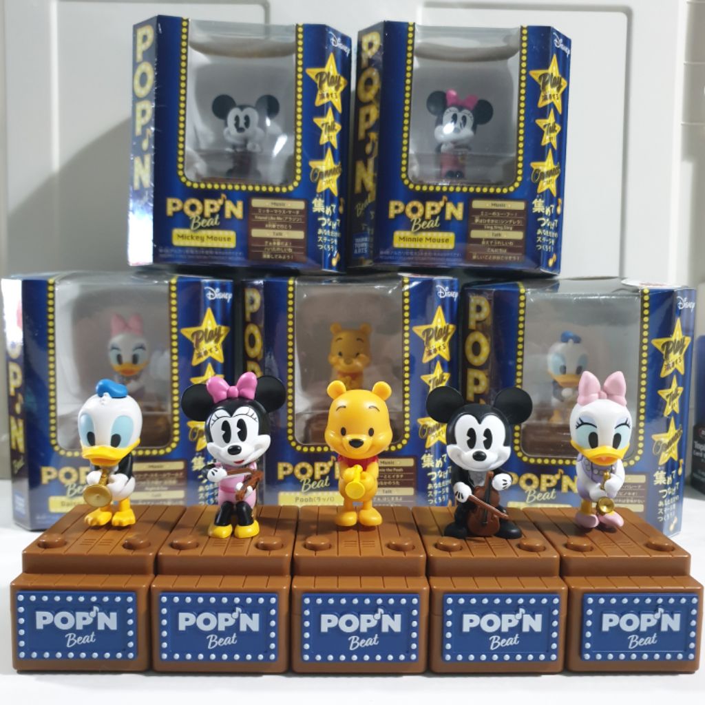 Pop N Beat Takara Tomy A R T S Disney Set Of 5 Shopee Singapore