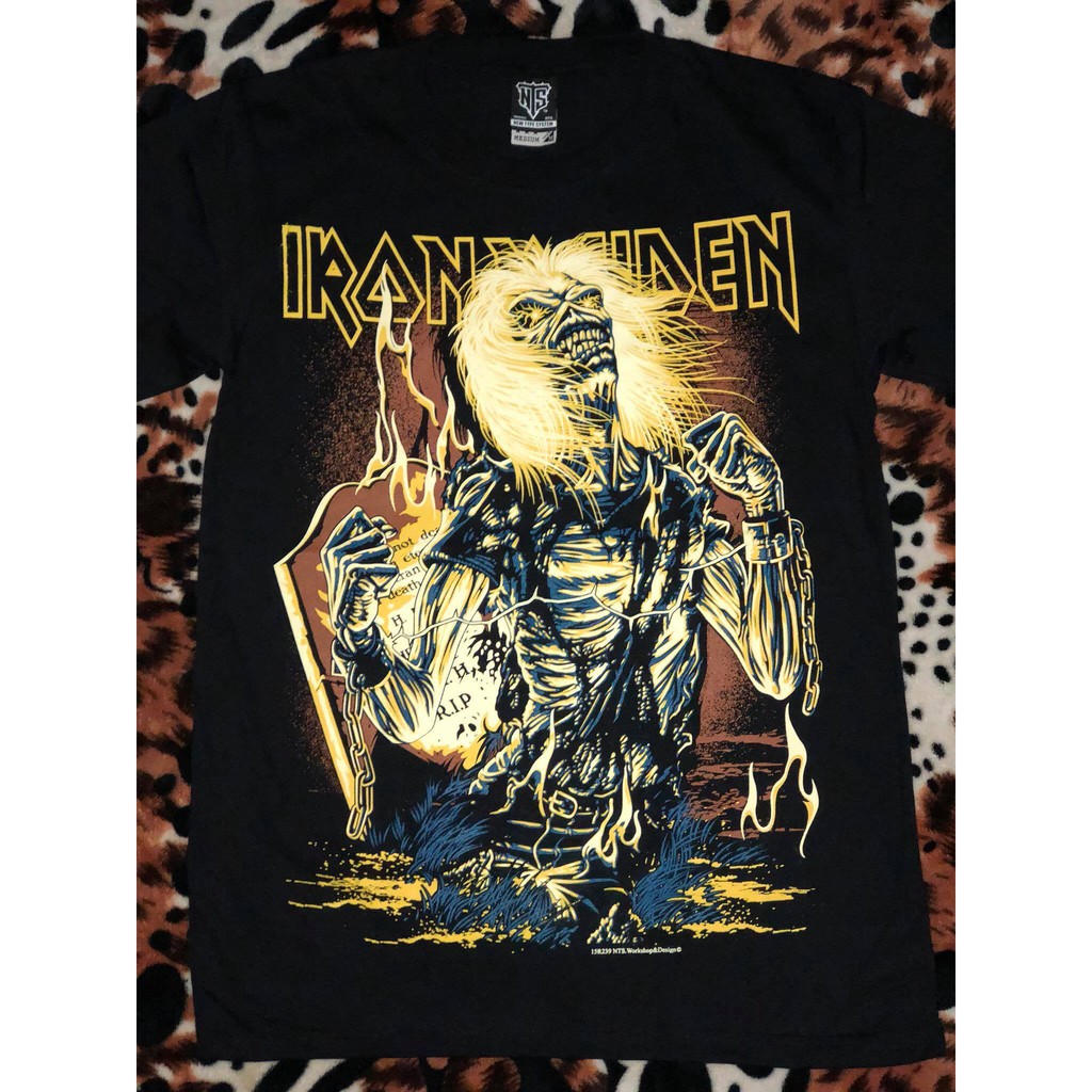 Iron Maiden Original New Type System T Shirt Shopee Singapore