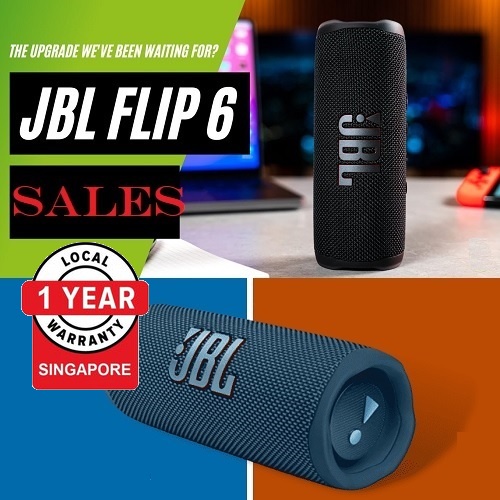 JBL Flip 6 Portable Waterproof Bluetooth Speaker | Shopee Singapore