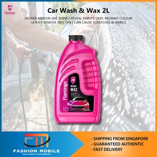 Flamingo Car Wash and Wax Shampoo Wash and Wax 1L Pack 2L Pack