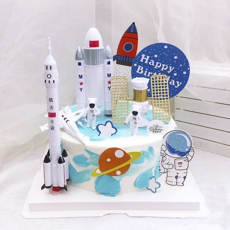 Astronaut Figurines Space Cake Topper Astronaut Space Cake Toppers
