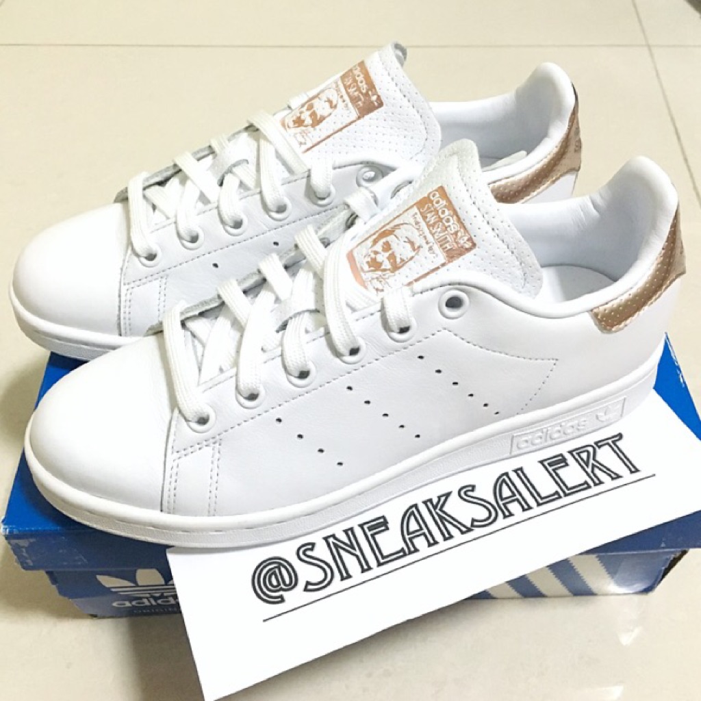 adidas stan smith pink gold