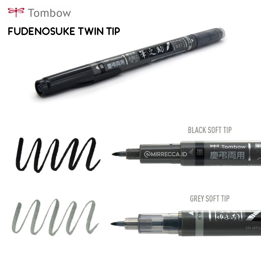 tombow fudenosuke soft tip