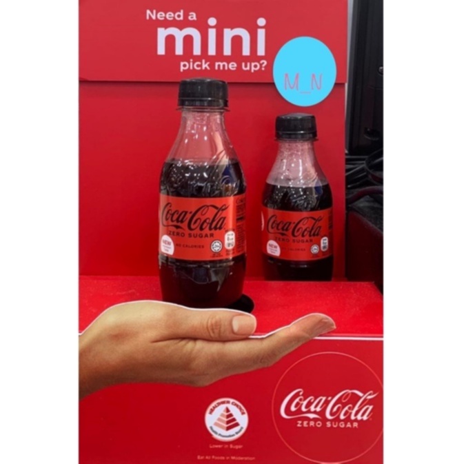 Coca Cola Zero Sugar Mini 250ml (1 carton - 24 bottles) | Shopee Singapore