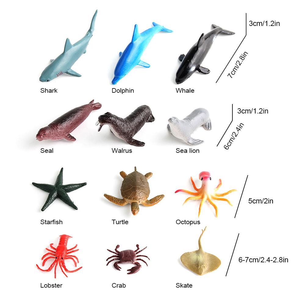 sea animal toy set