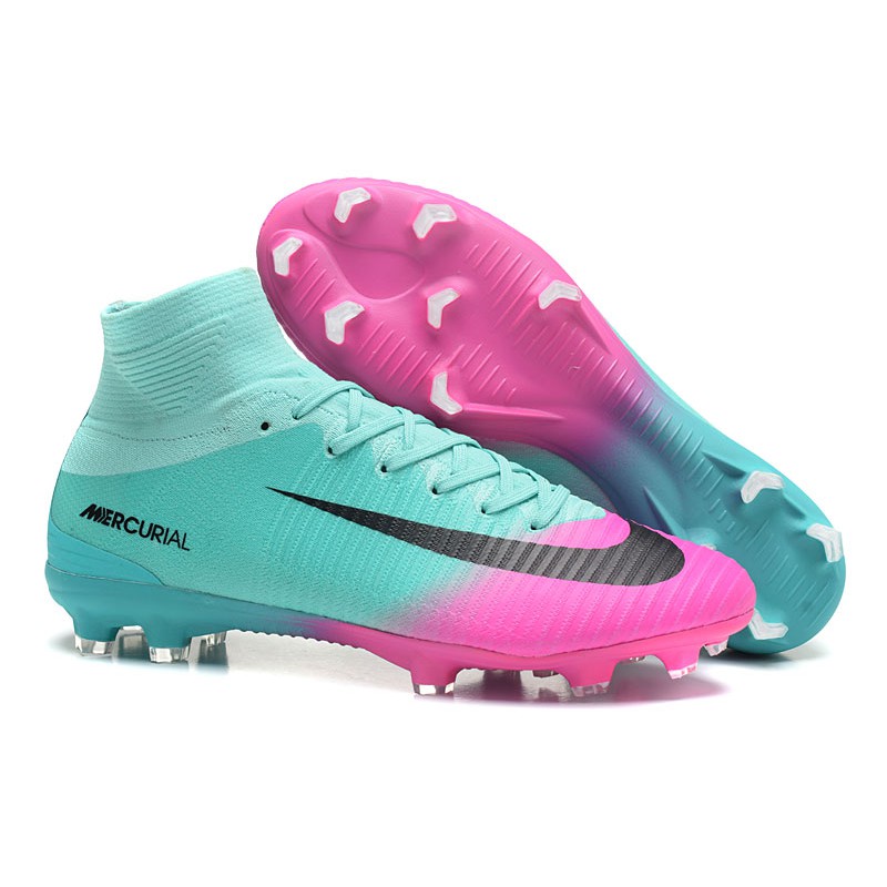nike superfly green and pink