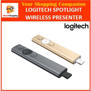 (Original) Logitech Spotlight Wireless Presenter Slate/ Gold (1Y) - laser pointer great for presentation ORIGINAL!