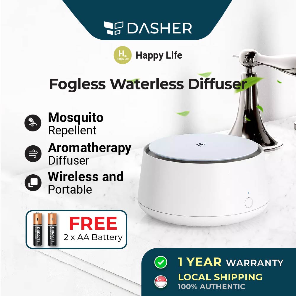 HL Happy Life Fogless Waterless Essential Oil Aromatherapy Diffuser
