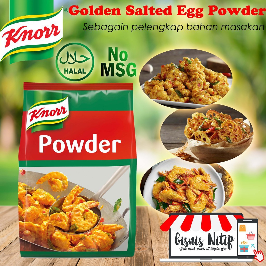 Knorr Salted Egg Powder Knorr Serbuk Telur Masin 50g 80g Repackaging Shopee Singapore