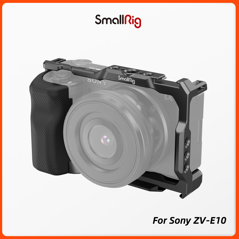SmallRig ZVE10 Cage with Grip and Builtin Quick Release Plate for
