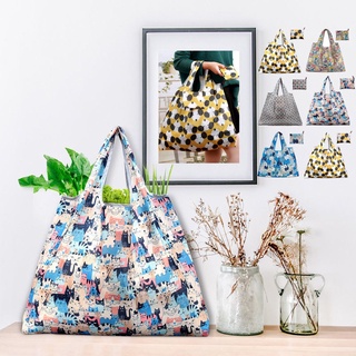 AGL-Supermarket shopping bag Cute Lady Foldable Recycle Bag Eco Reusable
