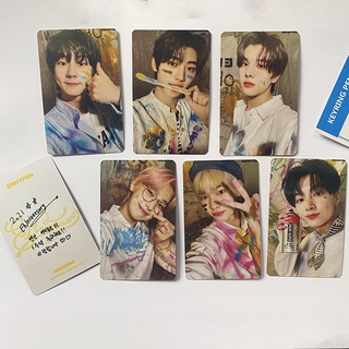7Pcs/Set Idol Merchandise LOMO Card ENHYPEN < 2021ENNIVERSARY > Postcard Photocard Polaroid