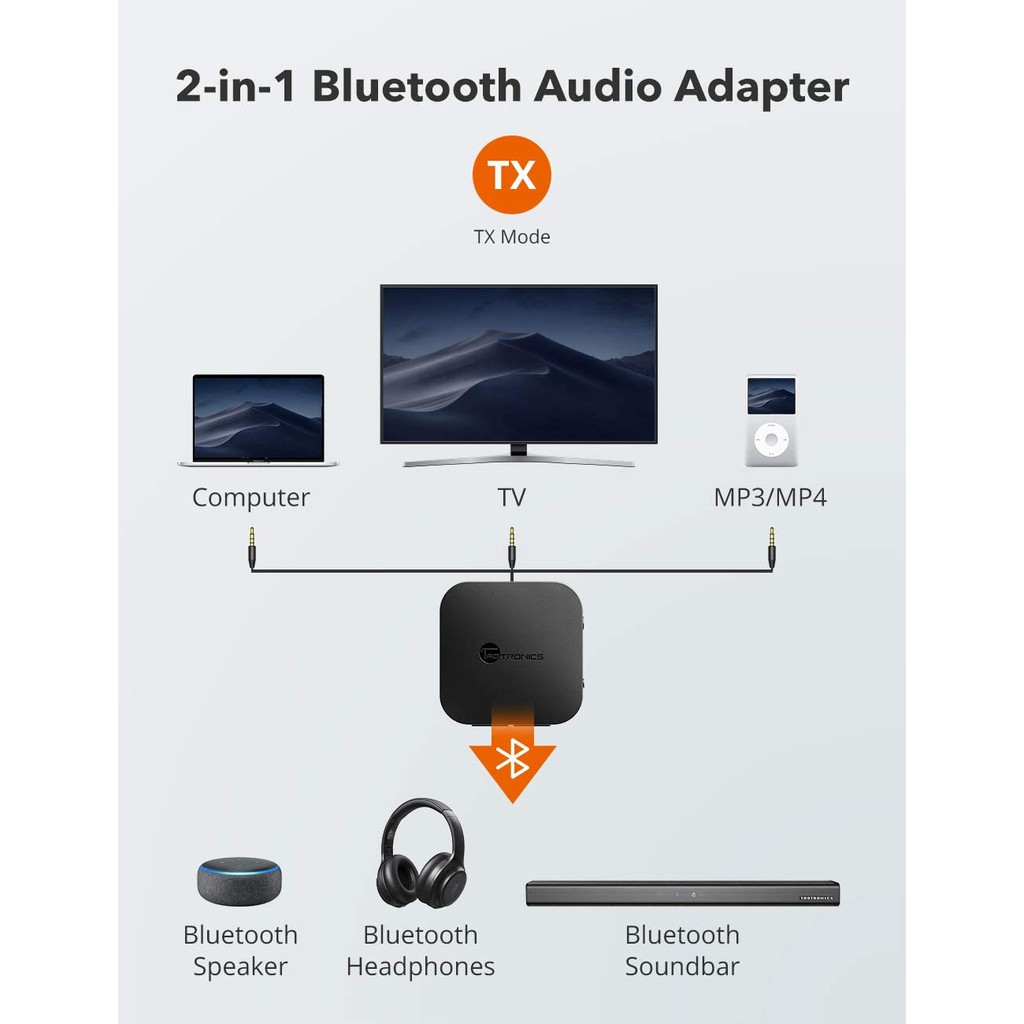 taotronics bluetooth transmitter airpods