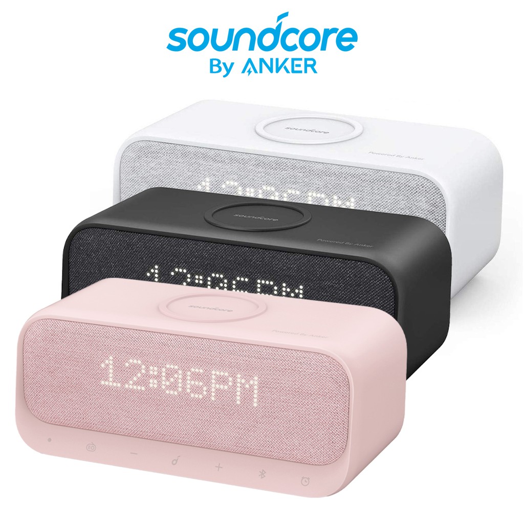 Soundcore by Anker Wakey Bluetooth Speaker With Wireless Charger Alarm