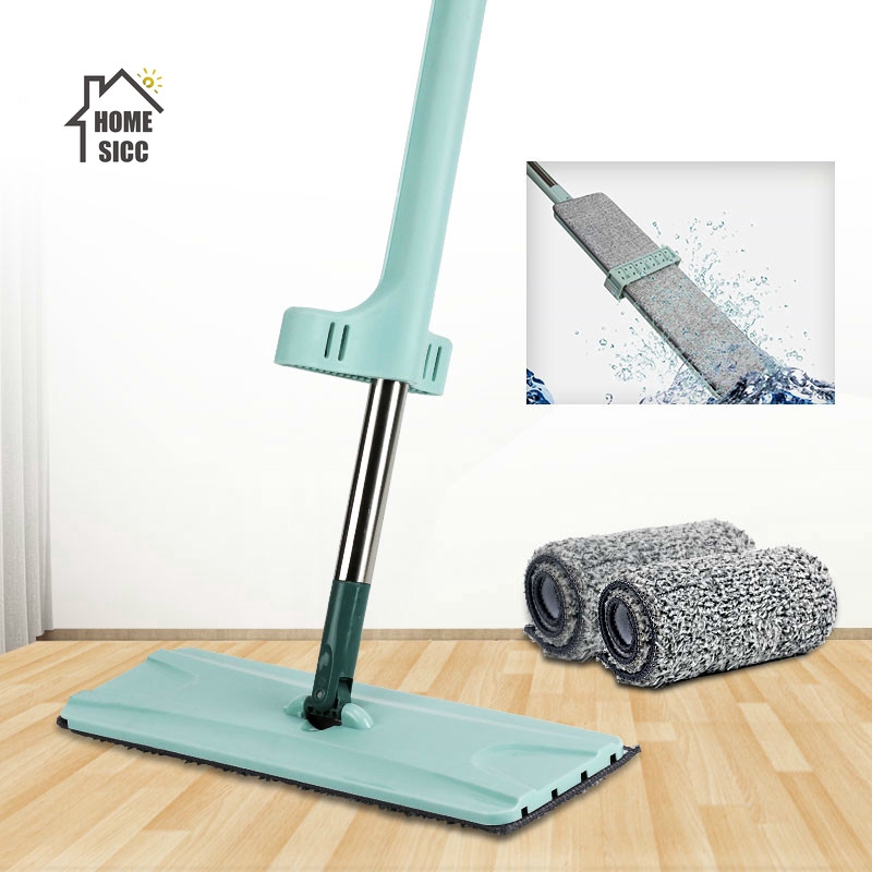 New Magic Mop Microfiber Floor Cleaning Mop Free Hand Washing Cleaner ...