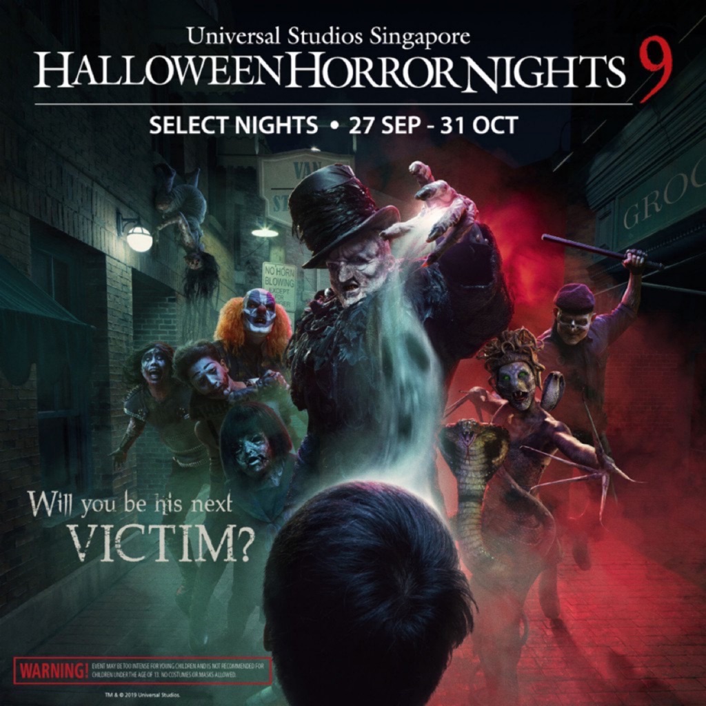 USS Universal Studios Singapore HHN9 Halloween Horror Nights 9 ticket