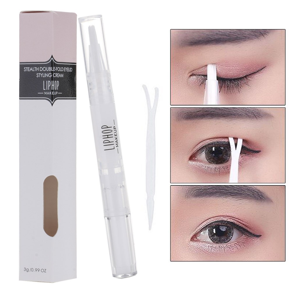 how to apply double eyelid glue