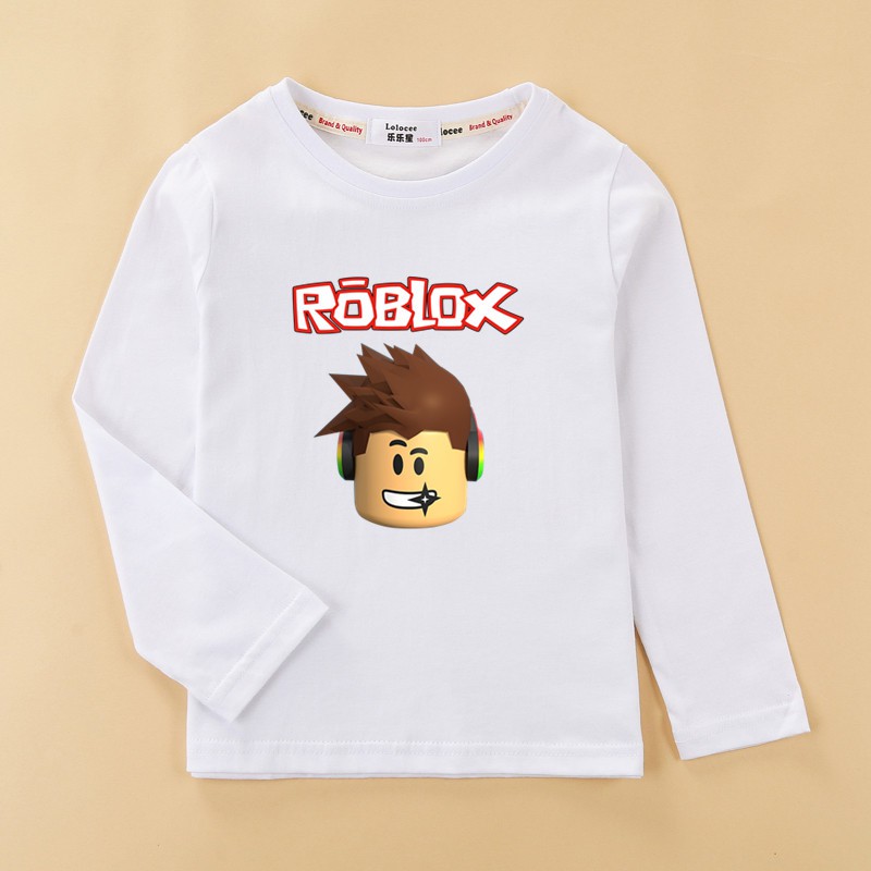 Boys Shirt Long Sleeve Tees Roblox Cotton T Shirt Kids Clothes Boy Tops - baby outfit for roblox ids pjs shop newborn baby clothing