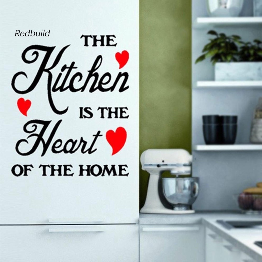 Phrase Kitchen Sticker Wall Art Decor Quote Home Removable Self Adhesive  Decal | Shopee Singapore