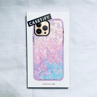 CASETiFY X PB Flowers Purple Case IPhone 14 13 12 11 Pro Max Mini XS MAX XR X SE 6 6S 7 8 Plus Soft Case