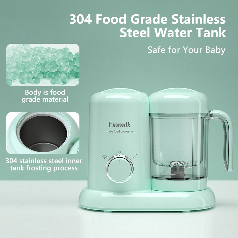 [Einmilk Baby Food Maker] Einmilk Multifunctional Baby Food Maker Blends Steam Warm Defrost Food