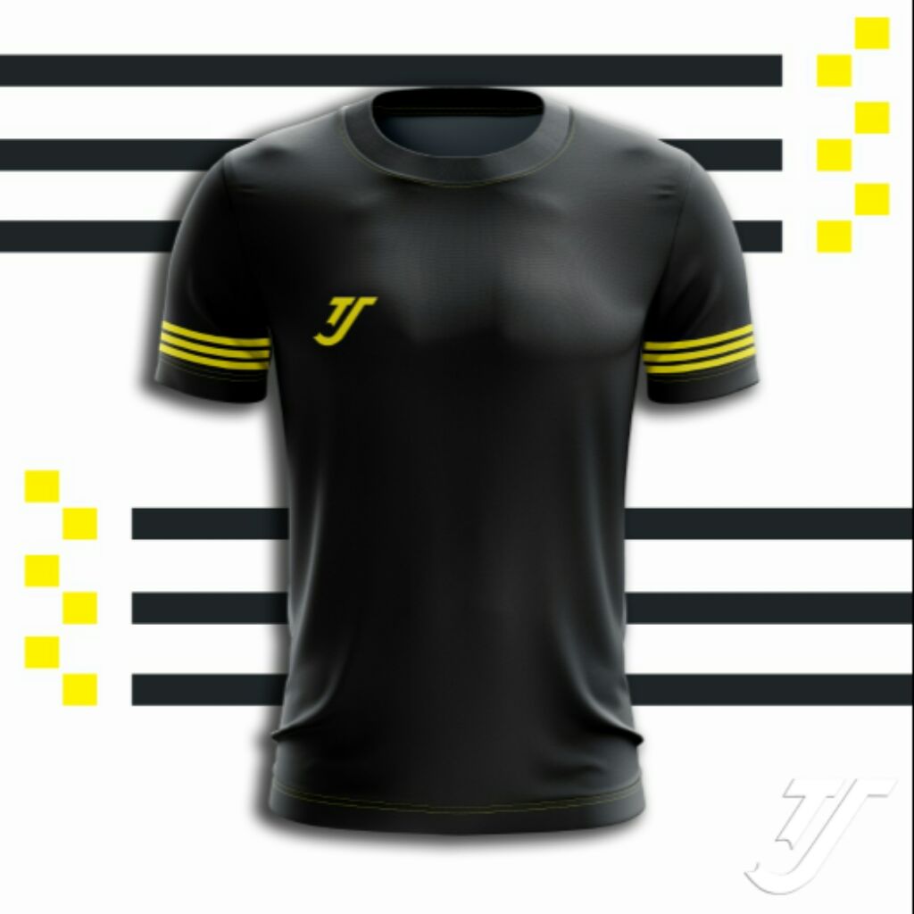 black gold soccer jersey