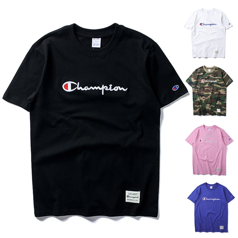 champion embroidered t shirt