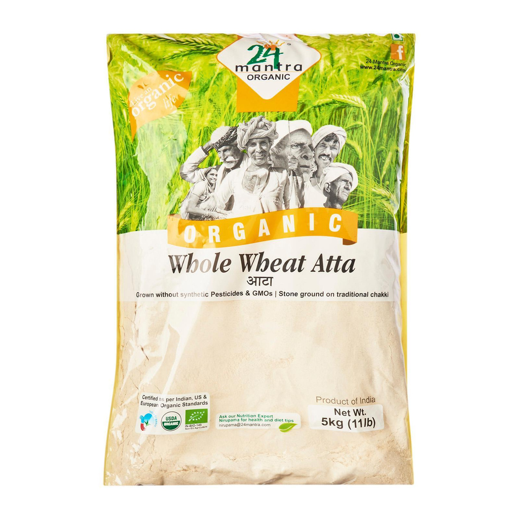 24 Mantra Organic Whole Wheat Atta 5Kg By Stena Beauty Shopee Singapore