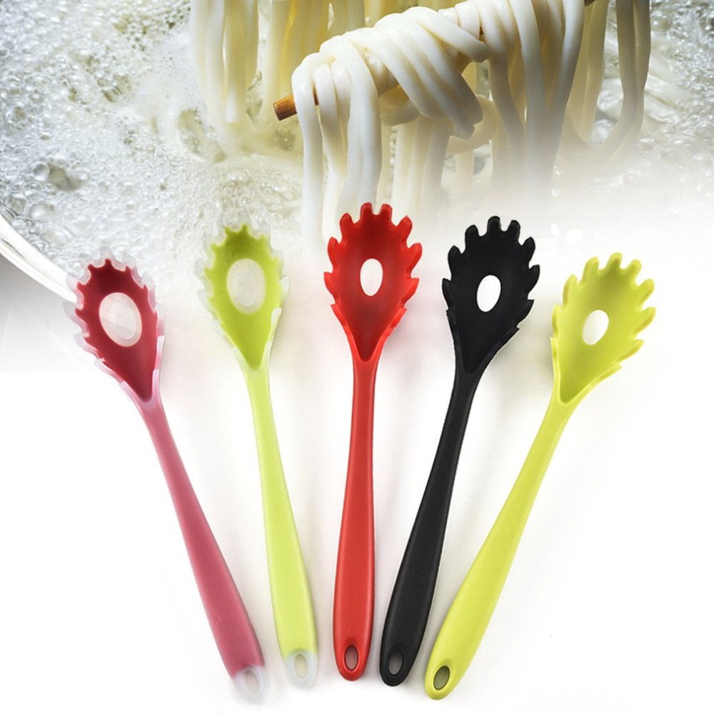 Home & Garden Silicone Spaghetti Fork Spoon Pasta Server Cooking