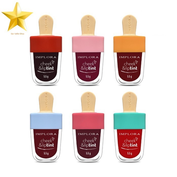 5 5gr Cheek And Lip Tint Ice Cream Various Color For Make Up Shopee Singapore