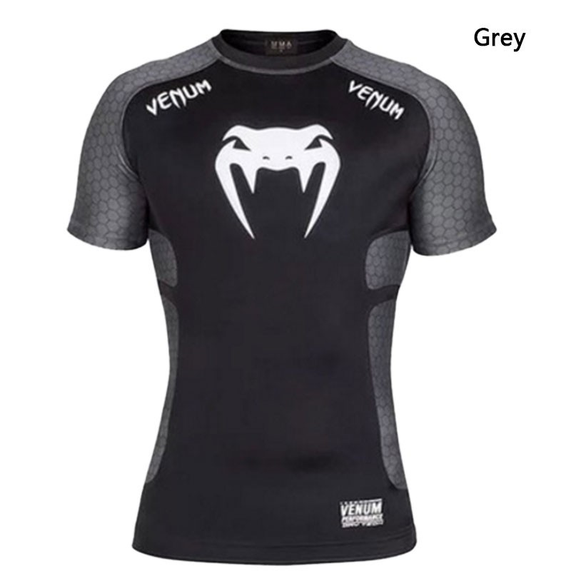 Mens Breathable Sport Fitness Quick Dry T Shirt Venom - 