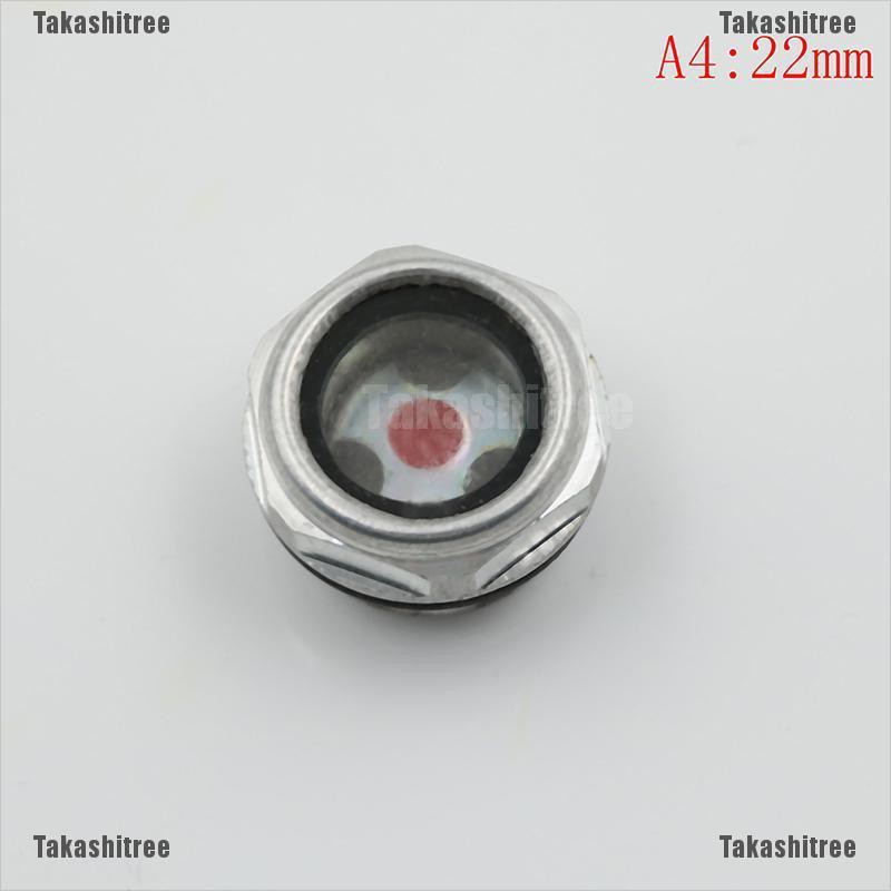 16mm-48mm male threaded metal air compressor oil level sight glass Ke