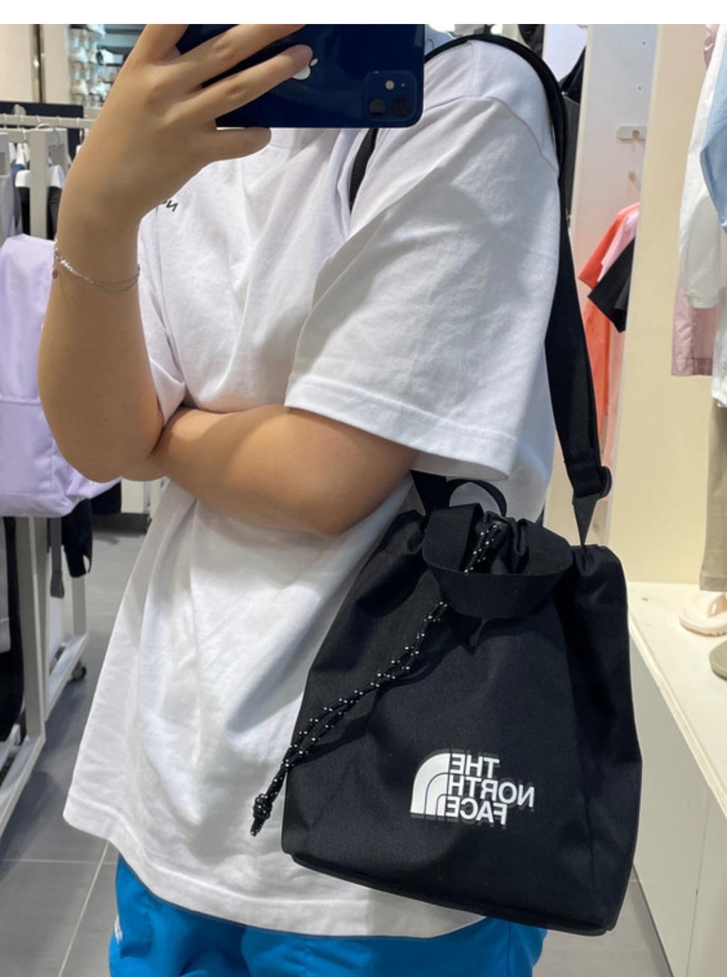 north face bucket bag