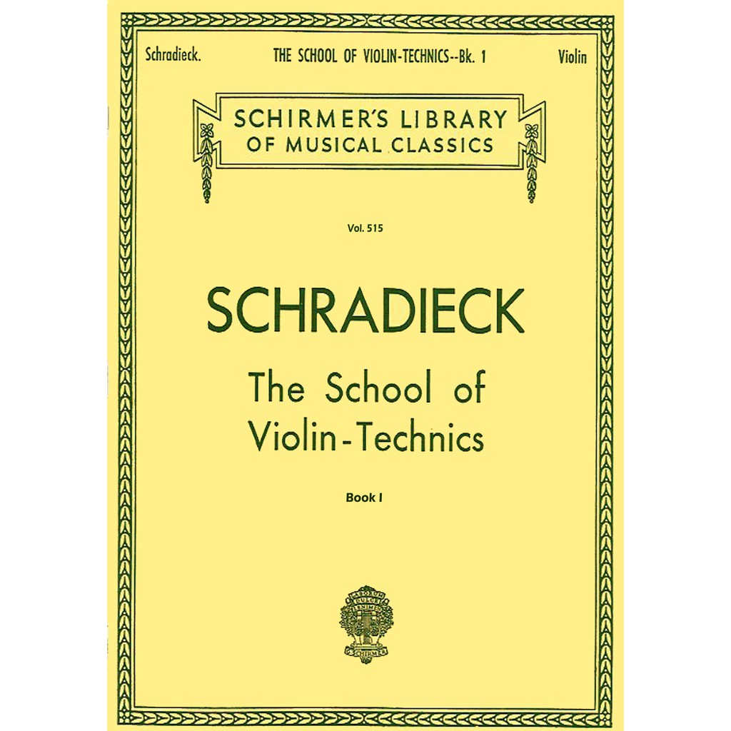 Book Violin Schradieck- The School Of Violin