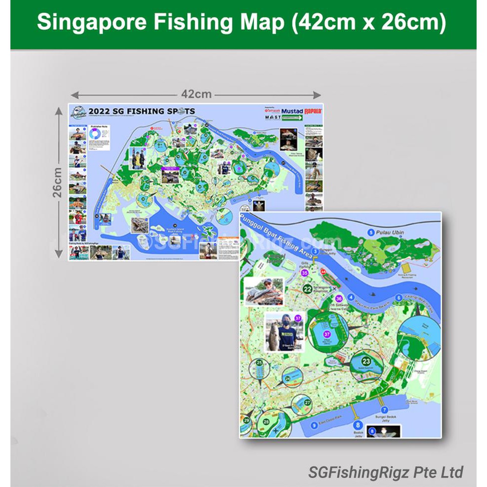 Fishing Map Near Me Map Of Legal Fishing Spots In Singapore 2022 | Shopee Singapore