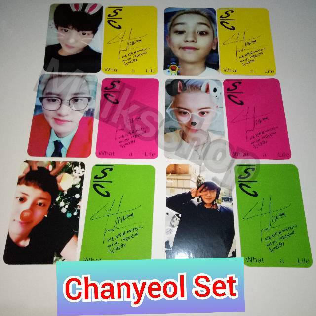 Exo Sc Sehun Chanyeol What A Life Photocard Kpop Shopee Singapore