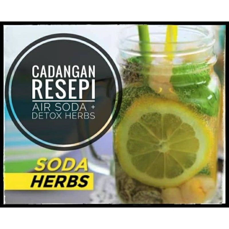 Resepi Air Soda Herbs