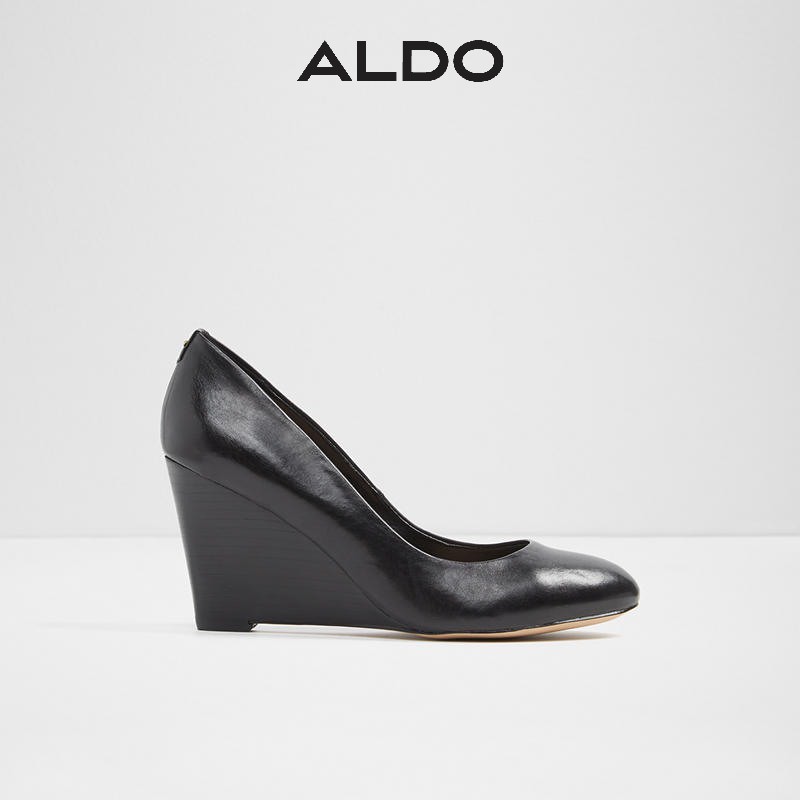 Aldo Leyni Woman Heel Round High Wedge Pump Heel Shopee Singapore