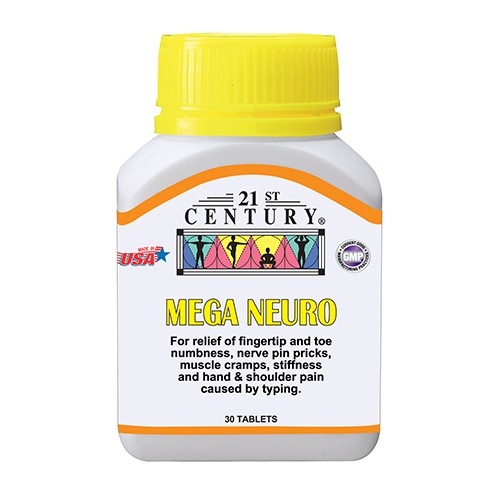 21st Century Mega Neuro 30 Tablets For Relief Of Nerve Pain Shopee Singapore