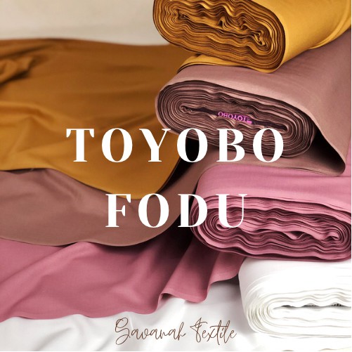 Katun Meter Original Toyobo Tojiro Cotton Fabric Shopee Singapore