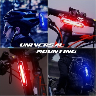 New Bicycle Tail Light Ultra Bright 7 Lighting Modes Bycycle light USB Rechargeable LED Cycling Rear Headlights Safety Warning Light Signal Light #2